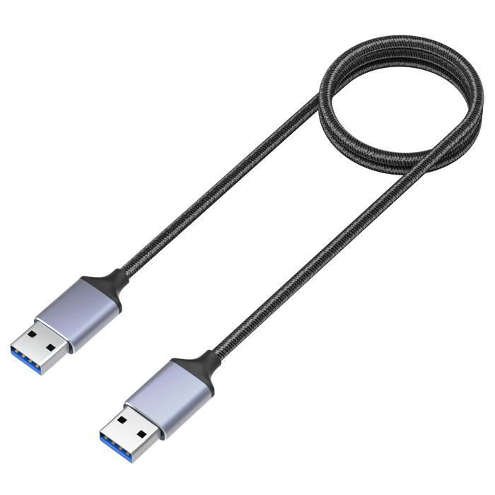 Câble USB 3.0 - PHONILLICO - 1 mètre - SuperSpeed - Compatible ordinateur et voiture