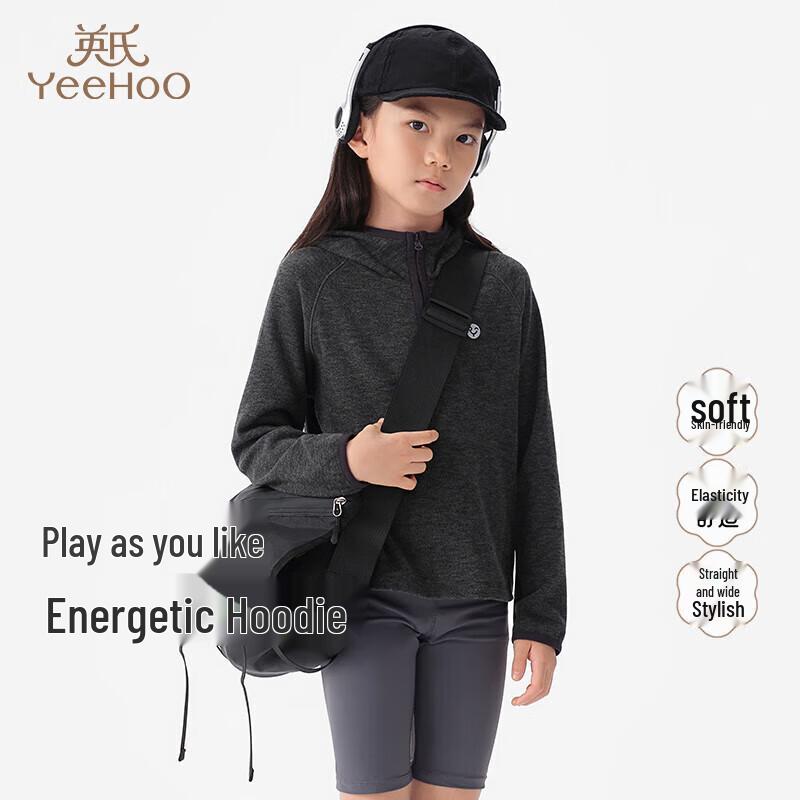 YEEHOO Kids' Hooded Long Sleeve Top