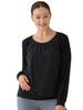 Yoga Wear Black Free Size Made In Japan Stretchy Tencel [Suria] [Sofia Bolero] Anti-Cold