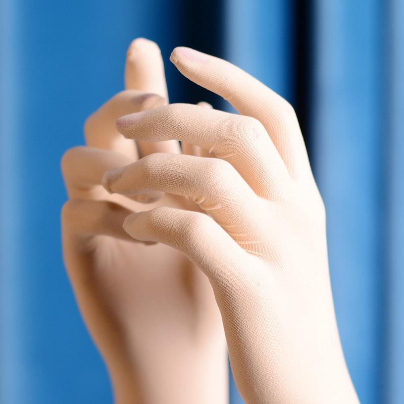 Ультратонкие бесшовные чулки Qinghe с пятью пальцами: Антибактериальные прозрачные перчатки для мужчин и женщин, идеально подходят для невест.