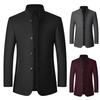 Woolen Blend Coat Men Winter Fashion Overcoat Male Thicken Keep Warm Jackets Trench Outerwear Wool Coat Stand Collar