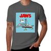 Jaws Movie Fan Art , Shark Near Boat , Going To Need A Bigger Boat T-Shirt Trendy Print Short Sleeve T-Shirt