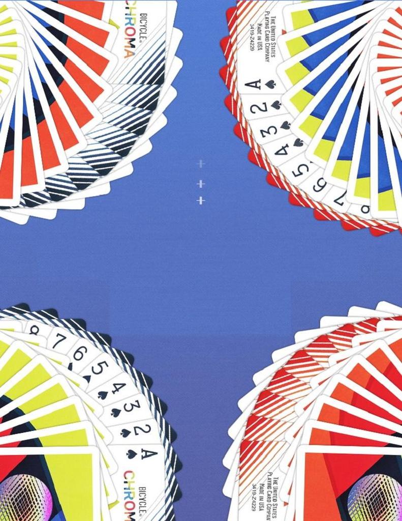 Bicycle Chroma Playing Cards Deck Card Games Magic Tricks