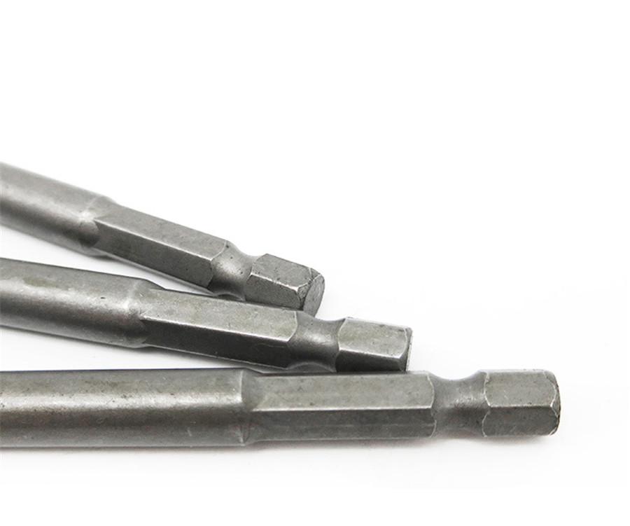 Universal 6PCS 6" & 2.8" Impact Grade Socket Adapter Set 1/4" 3/8" 1/2" Drive 1/4" Hex Shank