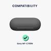 Kwmobile Чехол для наушников для Sony Wireless Drop Темно-зеленый WF-C700N - Наушники, Силикон, Защита,