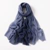 Women Gradient Cotton Linen Scarf Summer Girl Colors Patchwork Sunscreen Scarves Soft Shawl Foulard Viscose Wrap Shawls New