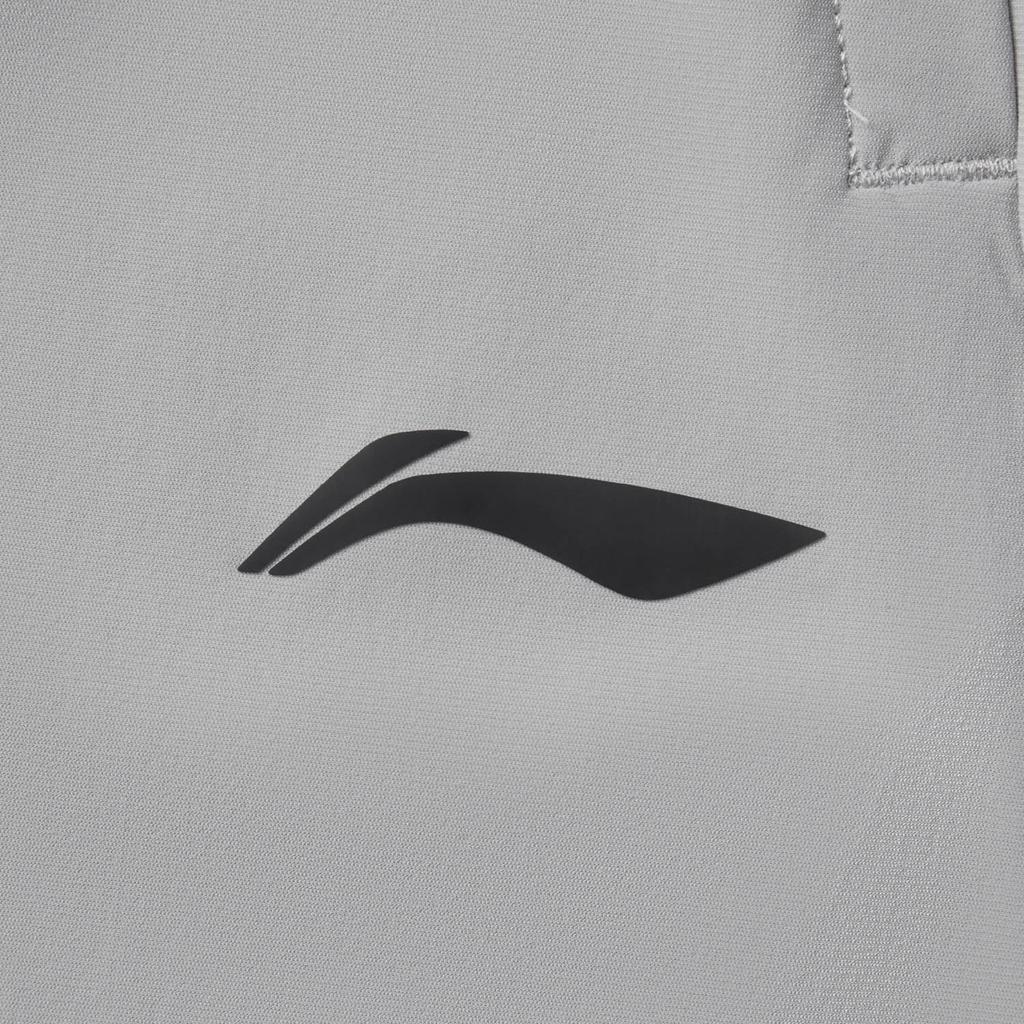 Li Ning Fitness Series Casual Simple Solid Color Elastic Sports Shorts Men Shorts Geological-Gray AKYV033-2