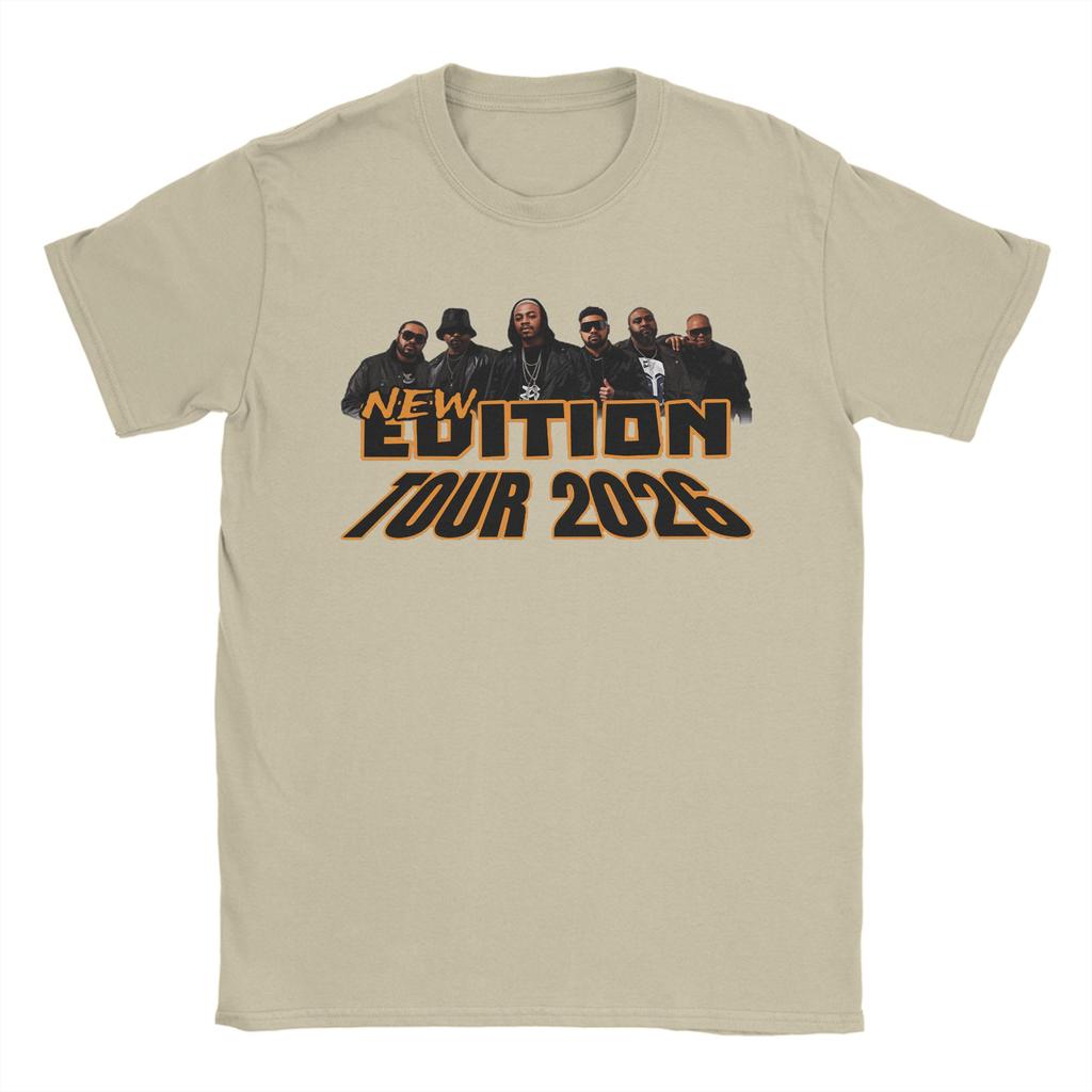 New EEditions Way Tour 2026 100 Cotton TShirt For Unisex Vintage T Shirts Crew Neck Hip Hop Tee Shirt Big Size Printed Clothing