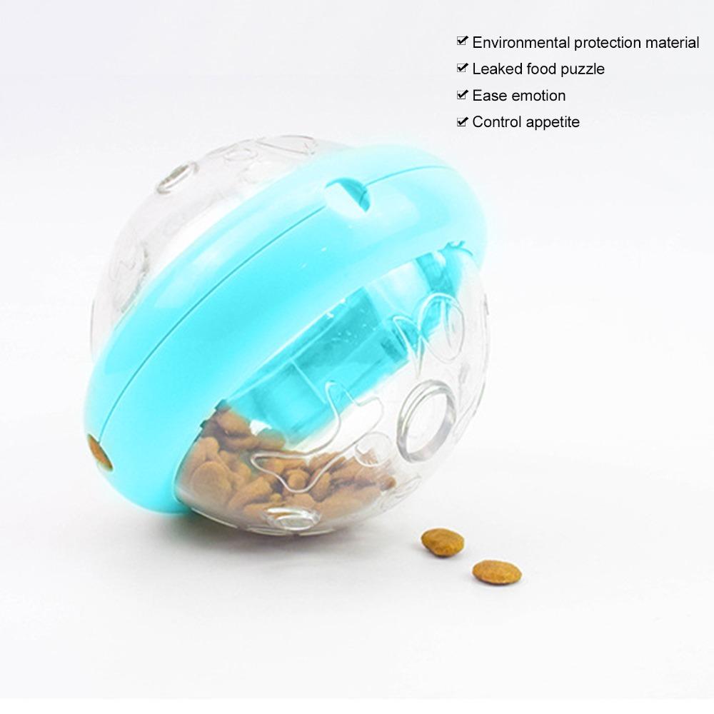 Flying Saucer Shaped Flying Saucer Pet Toy Anti-tip Dog Slow Feeder Puzzle Pet Toy Molar Chewing