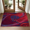 Bolton Wanderers FC Design Crystal Velvet Rug Soft Decorative Mat for Bedroom Entrance