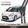 For Citroen DS 3 2009-2017 2010 2011 2012 2013 2014 2015 2016 Wiper Front Wiper Blades Windshield Windscreen Window Brush 24"16"