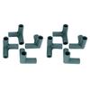 8Pcs 3-Way Plant Support Connectors Plastic Garden Climbing Stake Joint Greenhouse Accessory