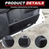For Toyota Land Cruiser Prado 2024-25 Velvet Black Car Door Anti-Dirt Mat Anti-Slip Mat Decorative Sticker Interior Accessories