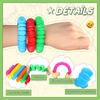 5/10 шт. Поп-трубки Сенсорные трубки-игрушки для снятия стресса с аутизмом Призы для класса Подарки Сенсорная игрушка Сенсорные обучающие трубки для тревожности