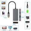 Многопортовый USB-C концентратор с HDMI: 3-в-1 док-станция для ноутбука с HD-зеркалированием экрана