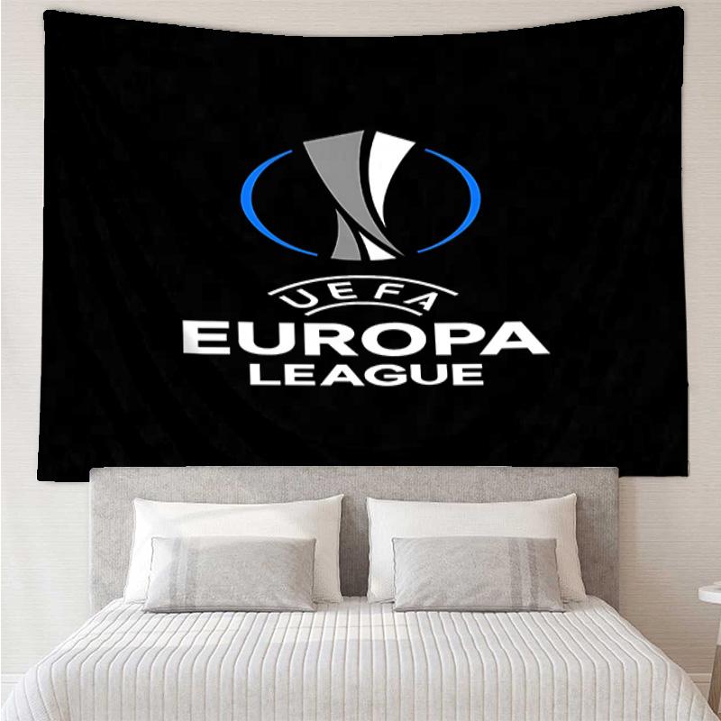 UEFA Champions League Tapestry for Bedroom Aesthetic Classroom Tapestries Wall Hanging for Living Room Dorm Office,Ideal Creative Gift