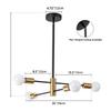 Светодиодная люстра Nordic Minimalist Magic Bean Pendant Lights For Living Room Bedroom Restaurant Hotel Indoor Decorative Lighting