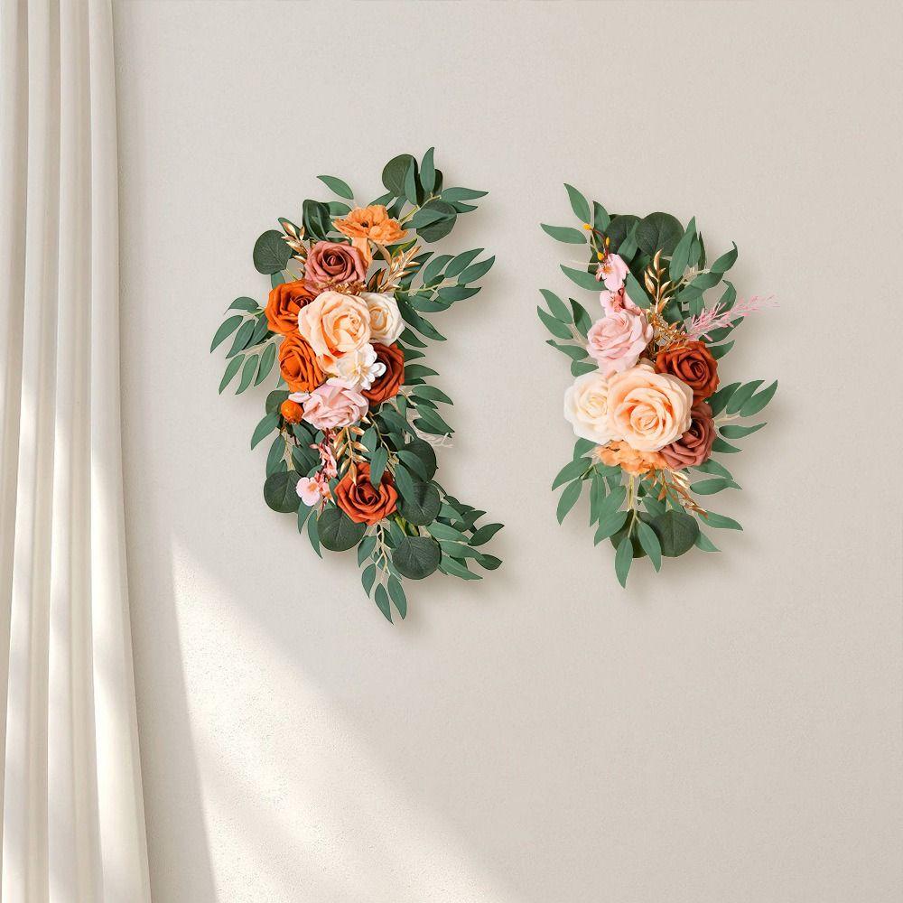 Wedding Decorations Fake Floral Rose Ceremony Flower Wreath Arch Flowers Kit Wedding Party