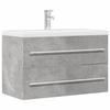 VidaXL Washbasin Cabinet Concrete Grey 80x38.5x48 Cm Engineered Wood 856228