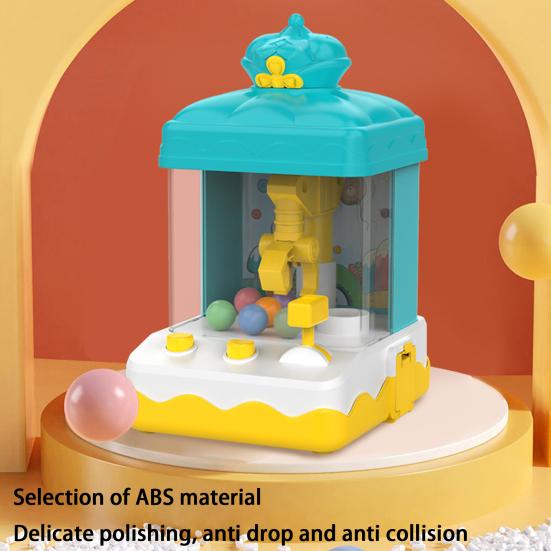 Cute Entertainment Hand-eye Coordination Cognition Ability Mini Clawing Crabbing Candy Machine Toy Kids Claw