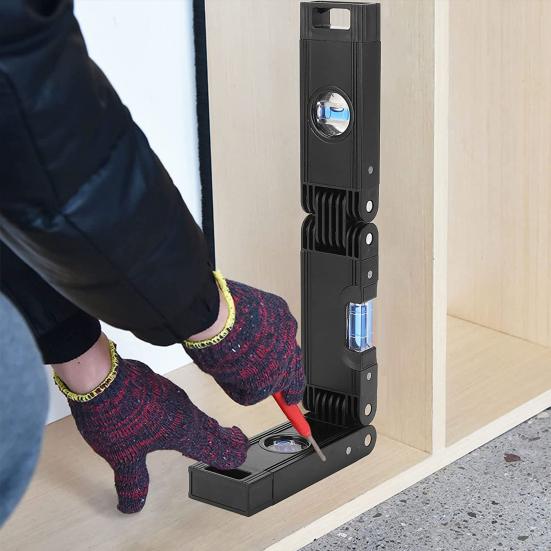 Спиртовой уровень, высокая точность, магнитное поглощение, горизонтальный пузырьковый складной уровень, деревообрабатывающий инструмент, столярные принадлежности