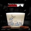 Белокерамические пиалы для чая Shangqi Suet Jade, пара