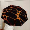 1pc Lava Flow Abstract Pattern Umbrella with Plastic Handle,Suitable for All Seasons Home Travel Outdoor UmbrellaDD1480