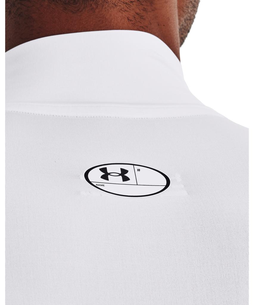 Мужская футболка с длинным рукавом и компрессией UNDERARMOUR Heatgear Armor с воротником-стойкой 1372586-100