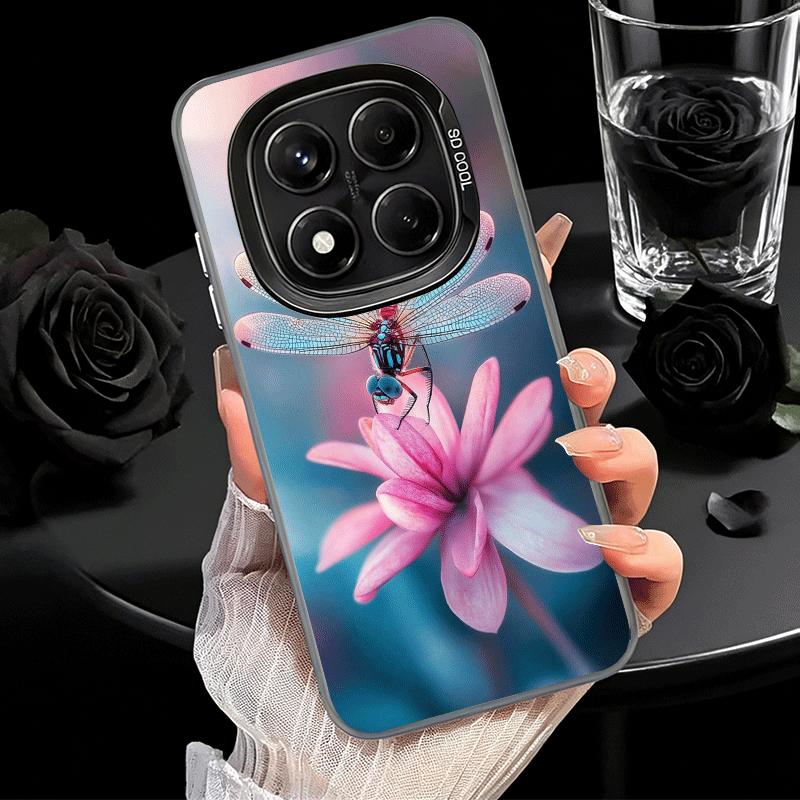 Красивая эстетика стрекозы Мягкий чехол для телефона для Samsung Galaxy S24 S25 FE S26 Edge S23 Ultra S22 Plus S21 + Ударопрочный чехол