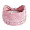 Wide Edge Yoga Headband Elastic Sports Sweatband Bowknot Turbans Floral Bandanas Headband  Hiking
