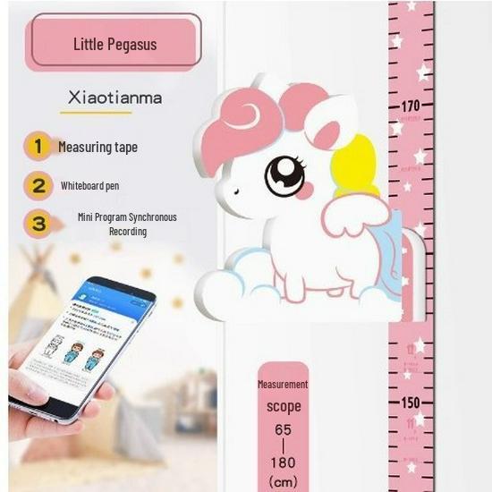 3D Наклейка на стену для измерения роста детей – Съемная, Не повреждающая, Точная линейка