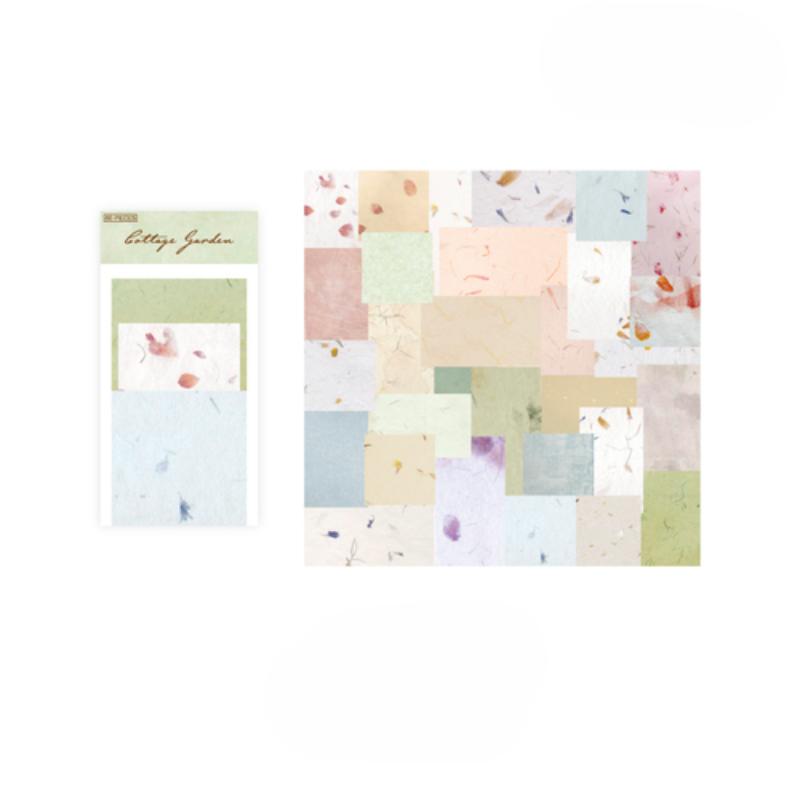 60 Pcs Paper Pack Romantic Vintage Floral Pattern Retro Paper For Scrapbooking Diary Journal Planner