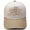 YOU LOVE ME truck driver hat embroidery color matching baseball cap European and American men's and women's casual retro hat