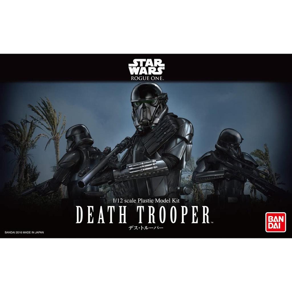 BANDAI SPIRITS Star Wars Death Trooper масштаб 1/12 предварительно окрашенная модель черного цвета