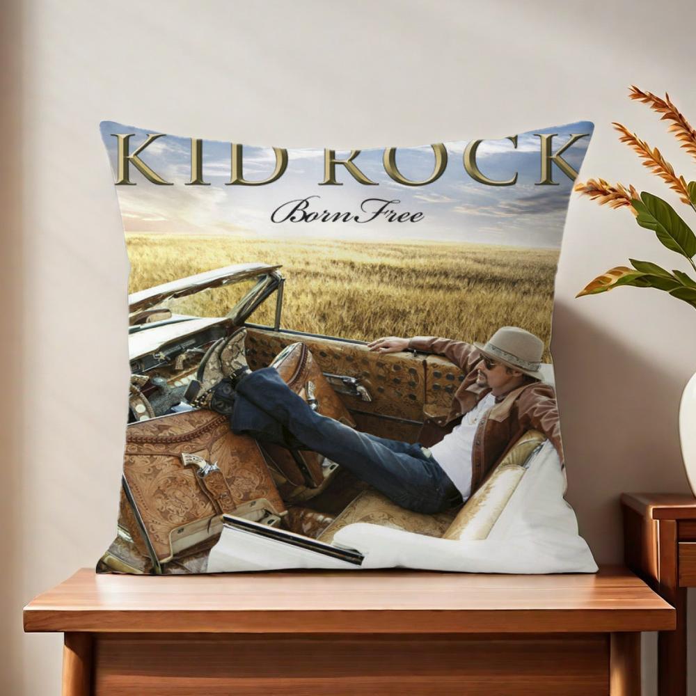 Kid Rock Singer cushion cover For Pillow Printing Sofa Decoration Home Car Room Coffee Shop Office Nordic Simplicity