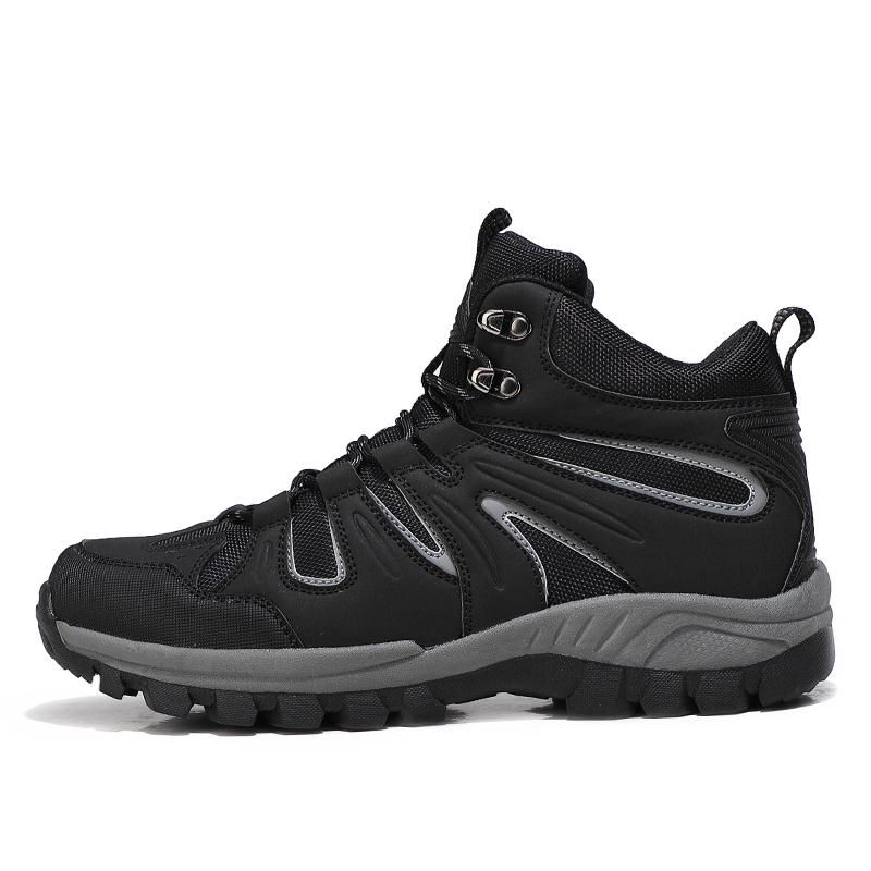 Мужская походная обувь 39–46, уличная походная обувь для приключений, походная обувь с высоким берцем, зимняя обувь, износостойкие зимние ботинки