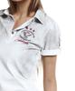 AAKAM Dirty Washed Pk Half Top (White)