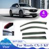 Window Visor for Mazda CX-5 CX5 KF 2017~2024 Side Windows Deflector Sun Rain Guard Vent Smoke Covers Awnings Shelter Accessories