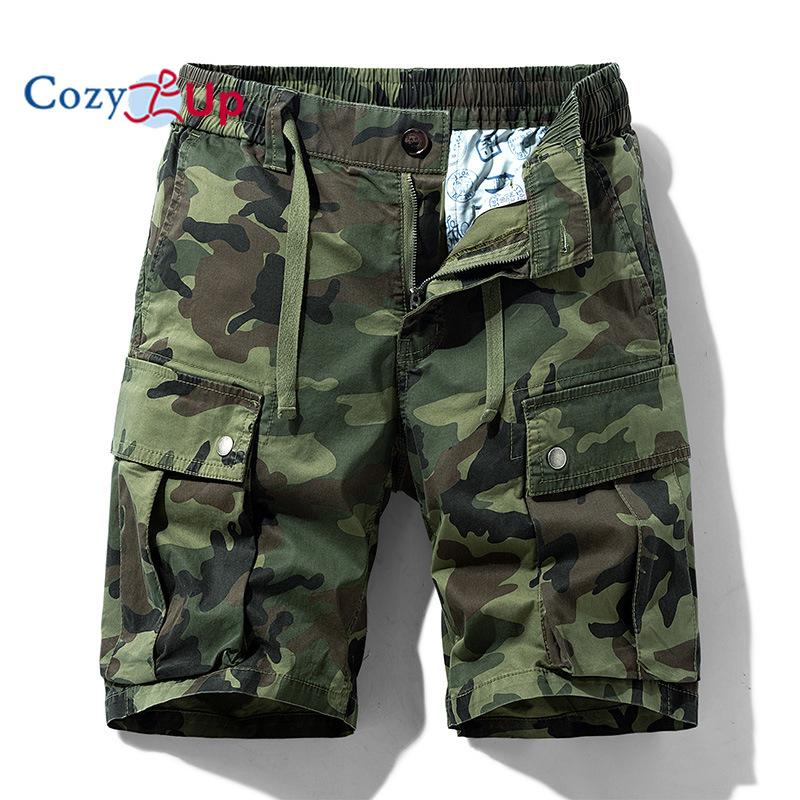 Уютные Летние Мужские Шорты Карго Камуфляжные Повседневные Хлопковые Шорты Джоггеры Брюки Мужская Верхняя Одежда Мода Винтажные Хлопковые Шорты Твил Мужские