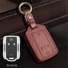 Genuine Leather Car Key Case & Creative Keychain for GMC Pickup