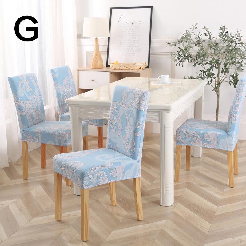 1 шт., универсальный чехол на стул для ресторана с цветочным принтом, эластичный чехол на стул из спандекса, офиса, отеля
