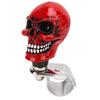Ручка на руль в форме черепа, диаметр 3 см, смола, ручка-вертушка, бустер для автомобилей, грузовиков, тракторов, лодок, красный