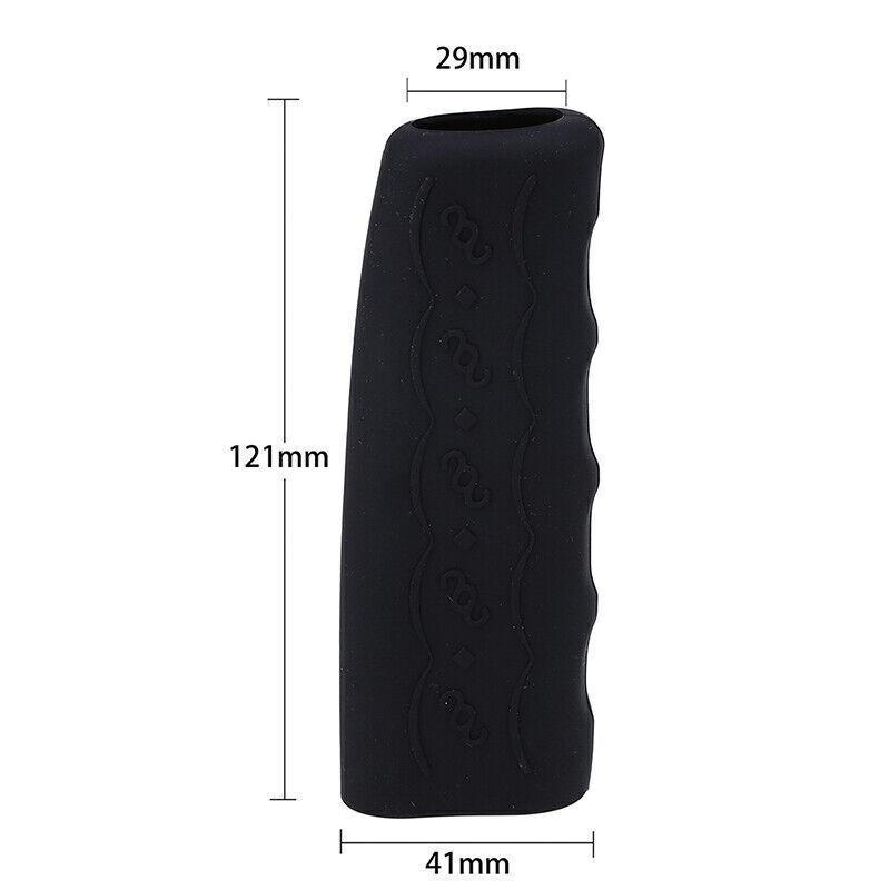 Silicone Handbrake Boot Case Protector Decor Cover Black for Car Vehicle New