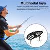 6CM/6.5G Multi-Jointed Fishing Lure with Double Hooks Realistic 2-Section Swimbait Plastic Artificial Bait Freshwater Saltwater Bass Trout Pike