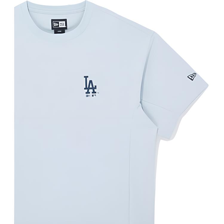 New Era SS26 Серия «Городское исследование» Логотип команды MLB Los Angeles Dodgers Напечатанный Вышитый Логотип Круглый вырез Свободная Короткий рукав Футболка 14905093