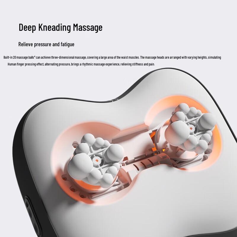 MIAOJIE Cordless Waist and Back Massager CN plug (adapter included)