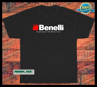 Новая футболка с логотипом ружей Benelli, американская, смешная, унисекс, размеры S-5XL