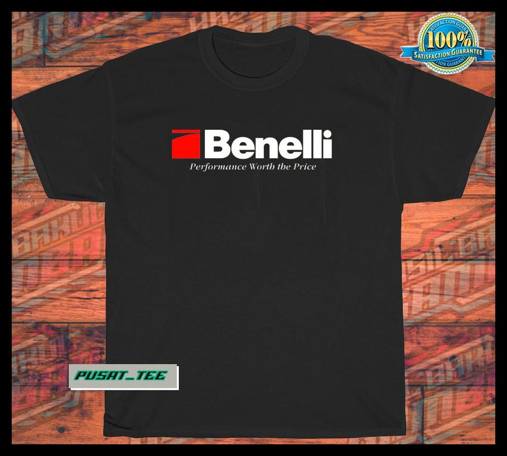 Новая футболка с логотипом ружей Benelli, американская, смешная, унисекс, размеры S-5XL