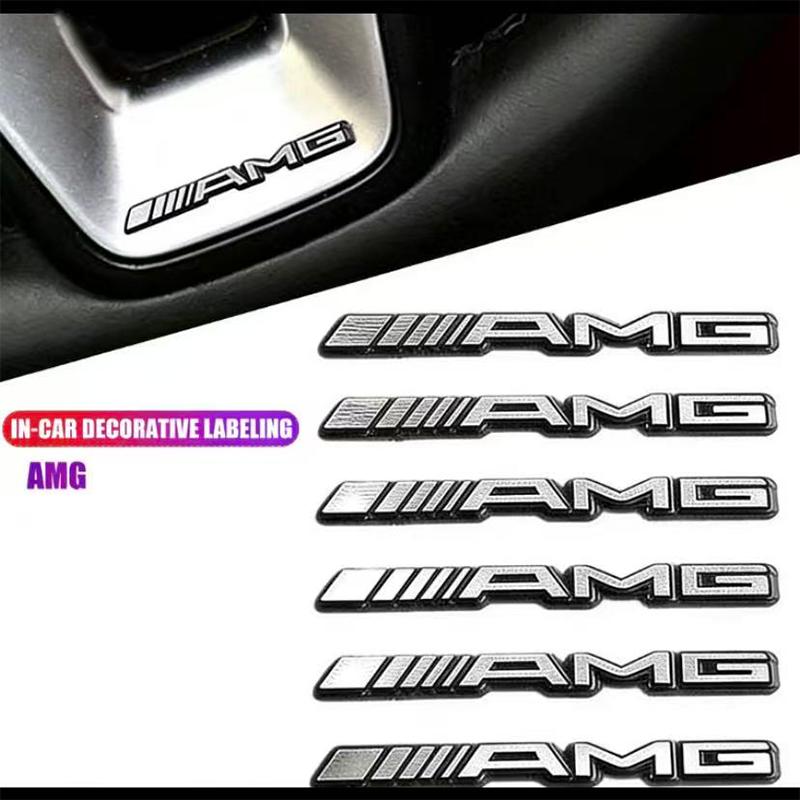 4 шт. 3D Алюминиевый Декоративный Значок Эмблема Наклейка Отделка для Автомобильного Аудио Для Mercedes Benz AMG W212 W204 W211 W168 W213 W205 W210 W108 W124