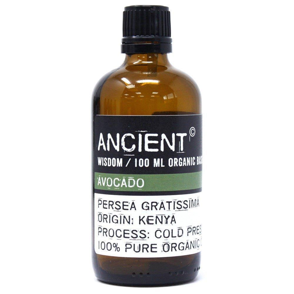 Avocado Carrier Oil Organic Cold Pressed, 100ml